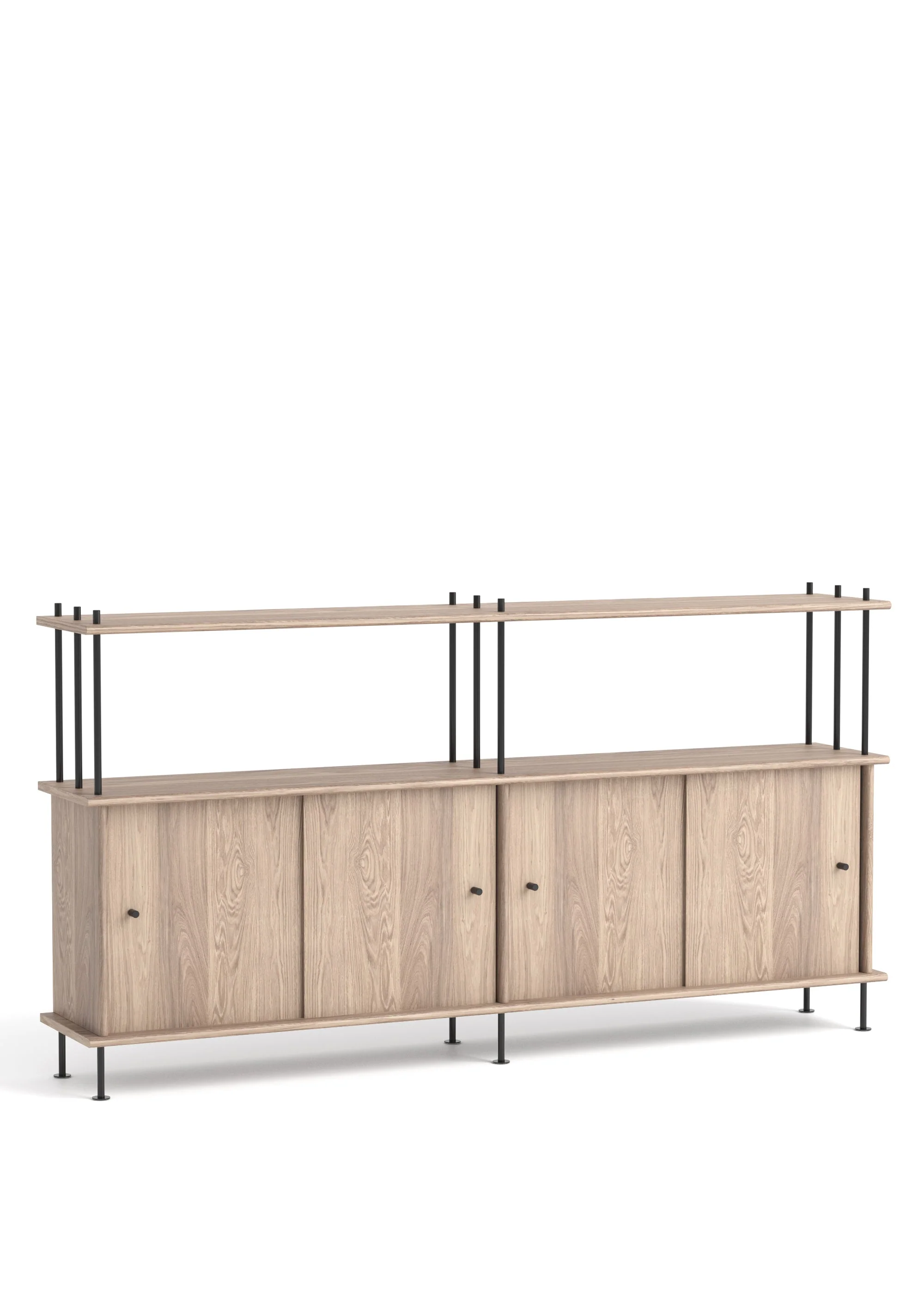 Sistema BAVA 200 - Estanterías de Madera maciza de roble (8)