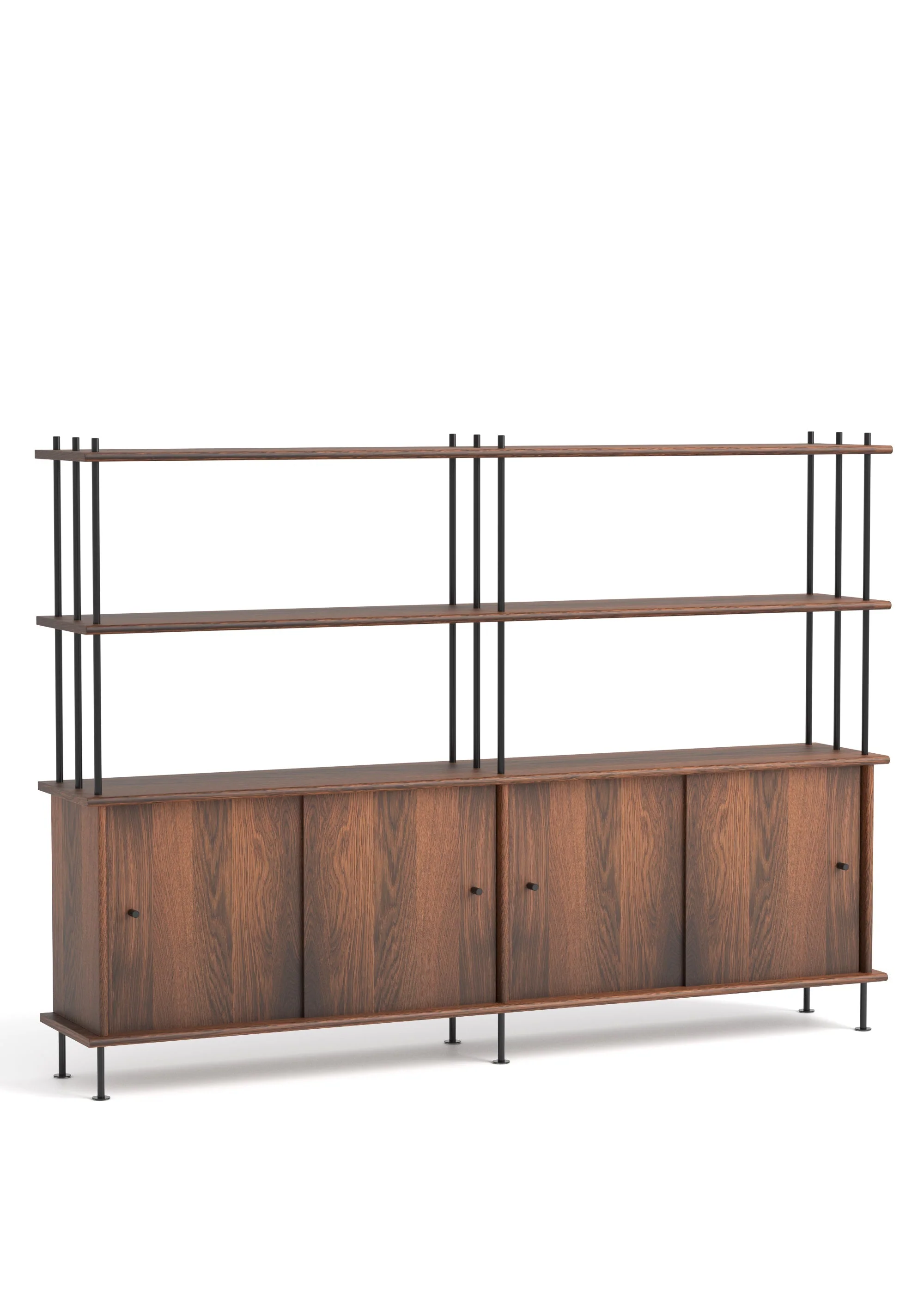 Sistema BAVA 200 - Estanterías de Madera maciza de roble (23)