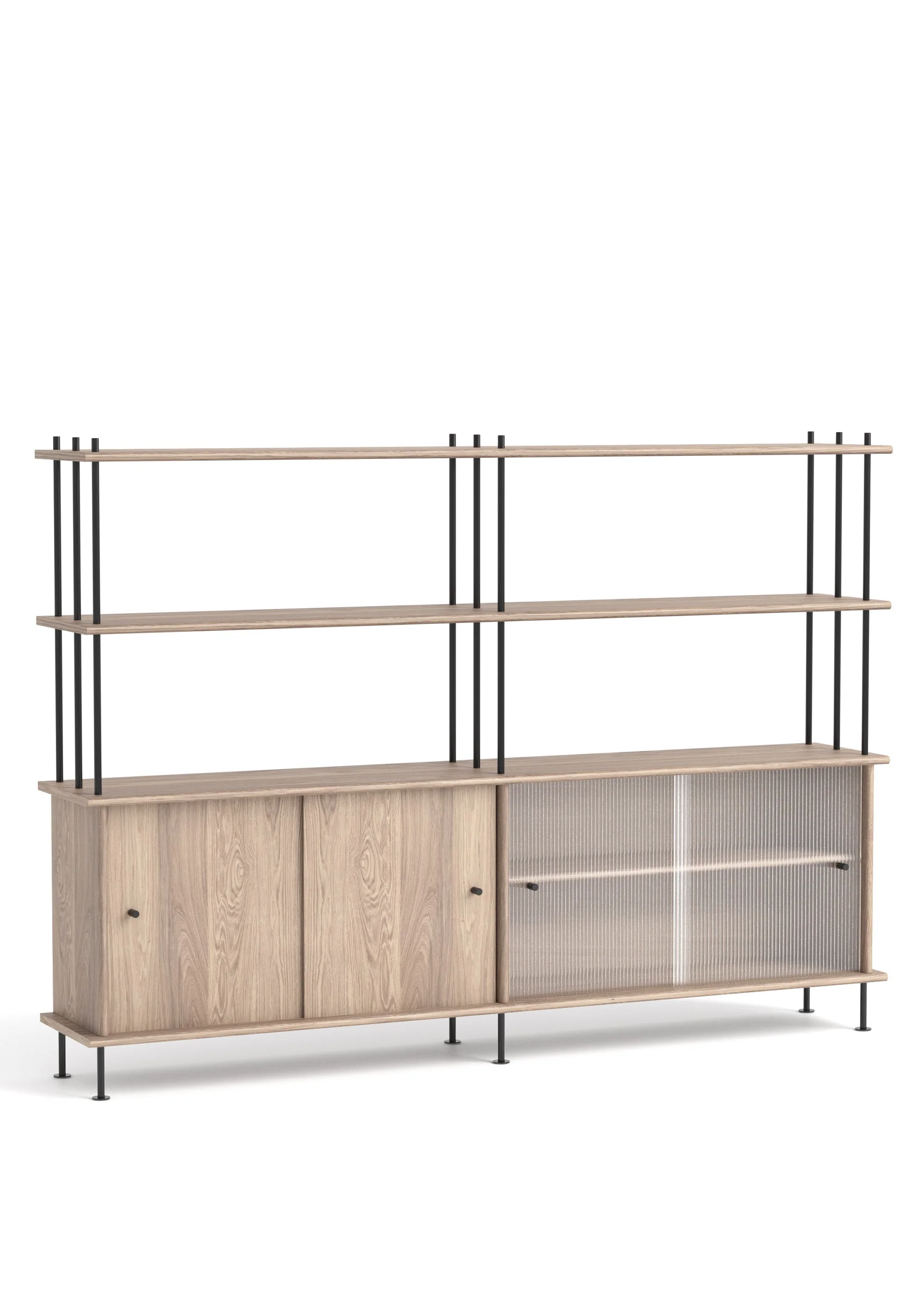 Sistema BAVA 200 - Estanterías de Madera maciza de roble (21)