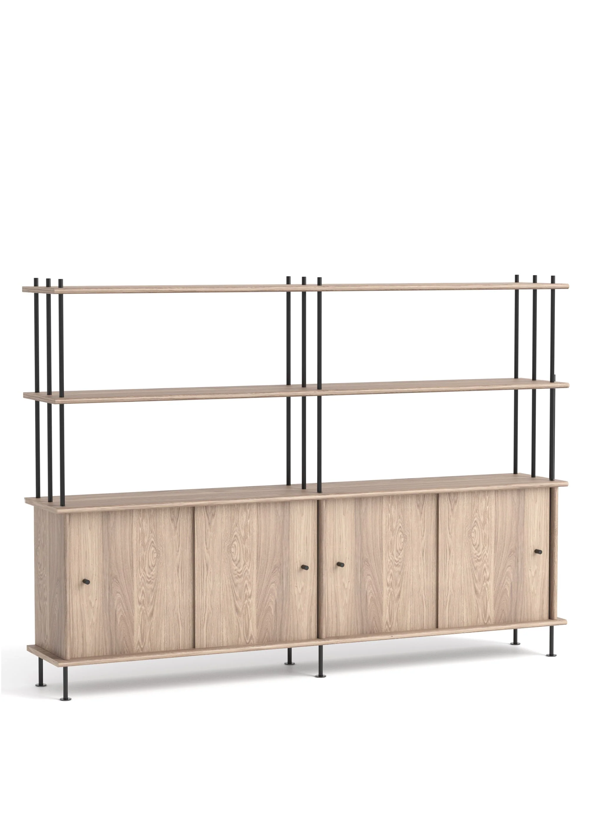 Sistema BAVA 200 - Estanterías de Madera maciza de roble (20)