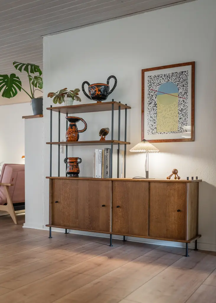 Sistema BAVA 160 - Estanterías de Madera maciza de roble