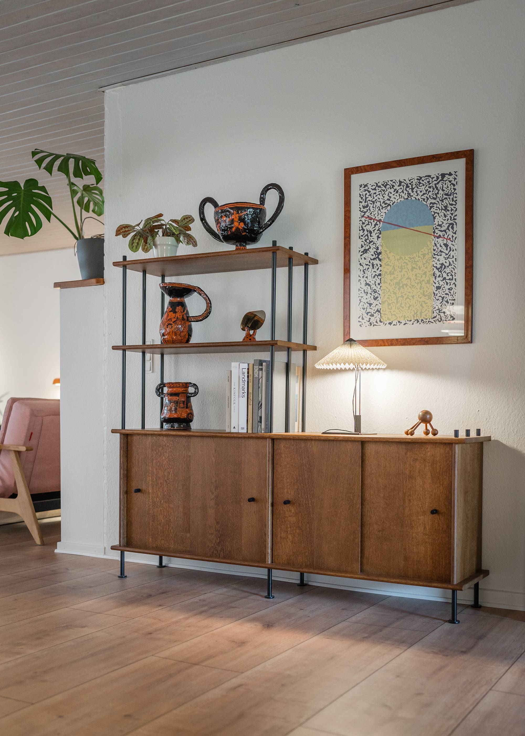Sistema BAVA 160 - Estanterías de Madera maciza de roble