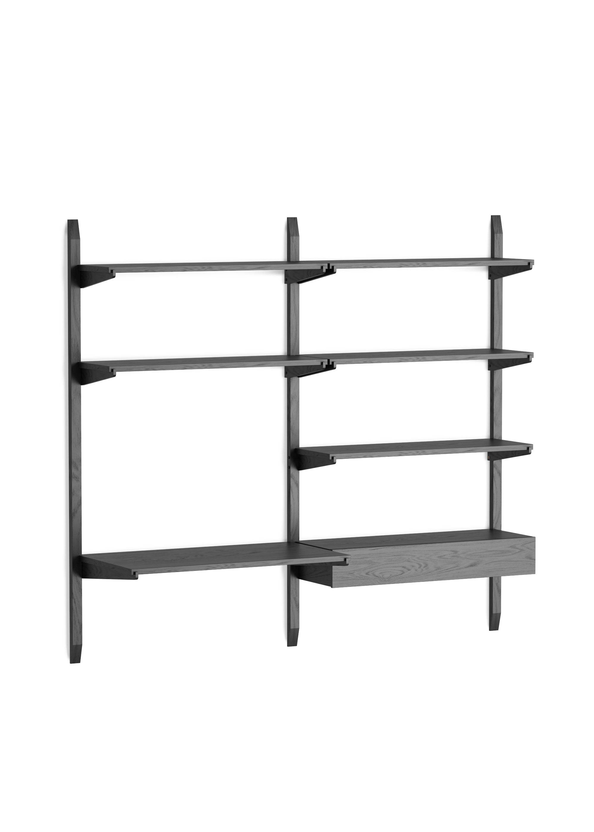Sistema NOKI(軒) 2 SHELVING - Estanterías de Madera maciza de roble (6)