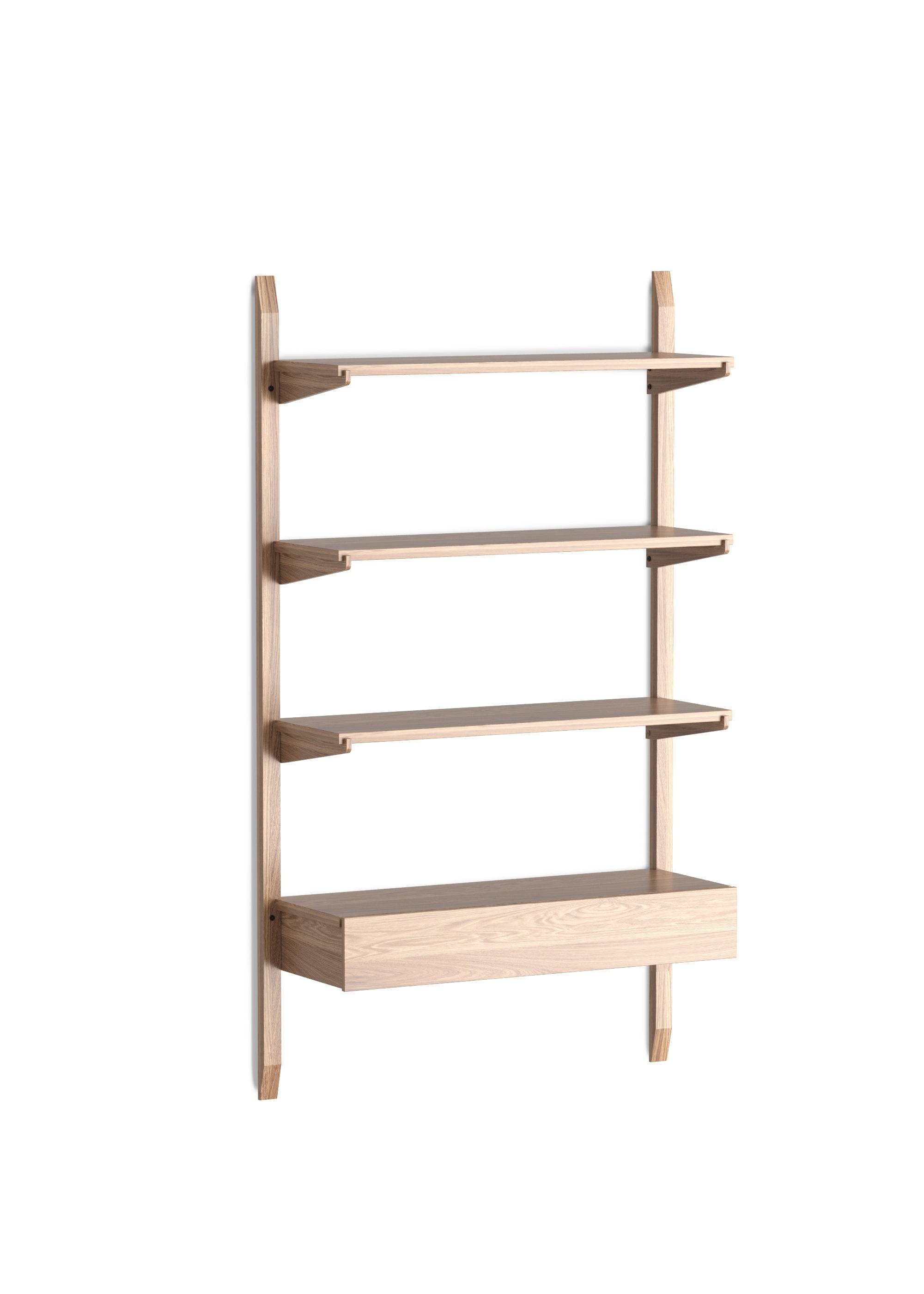 Sistema NOKI(軒) 1 SHELVING - Estanterías de Madera maciza de roble (6)