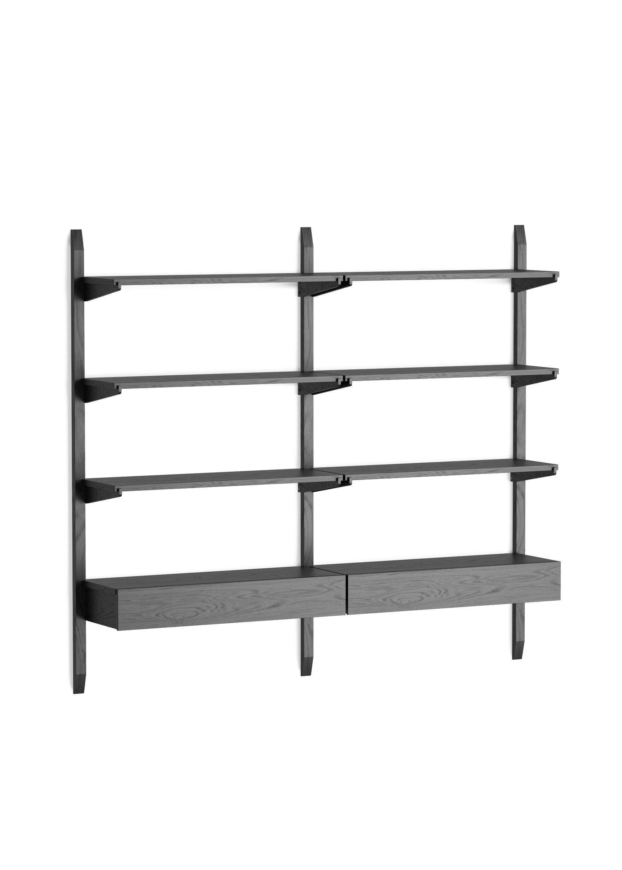 Sistema NOKI(軒) 2 SHELVING - Estanterías de Madera maciza de roble (5)