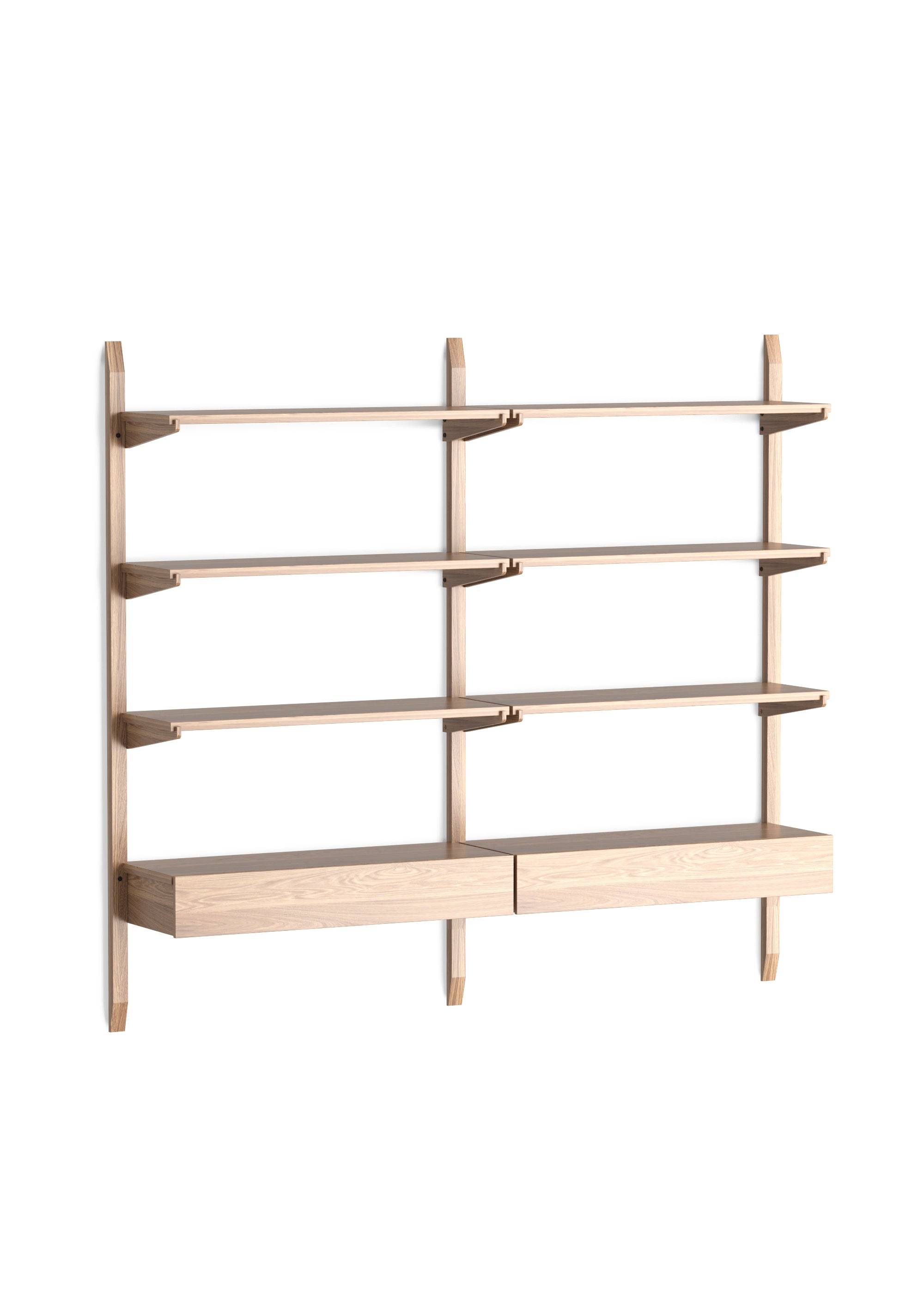 Sistema NOKI(軒) 2 SHELVING - Estanterías de Madera maciza de roble (2)
