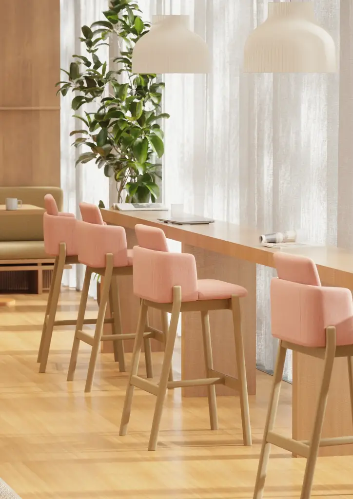 Taburete alto NOTE – ambiente [GALLERY-drive_Note_B_V2_]