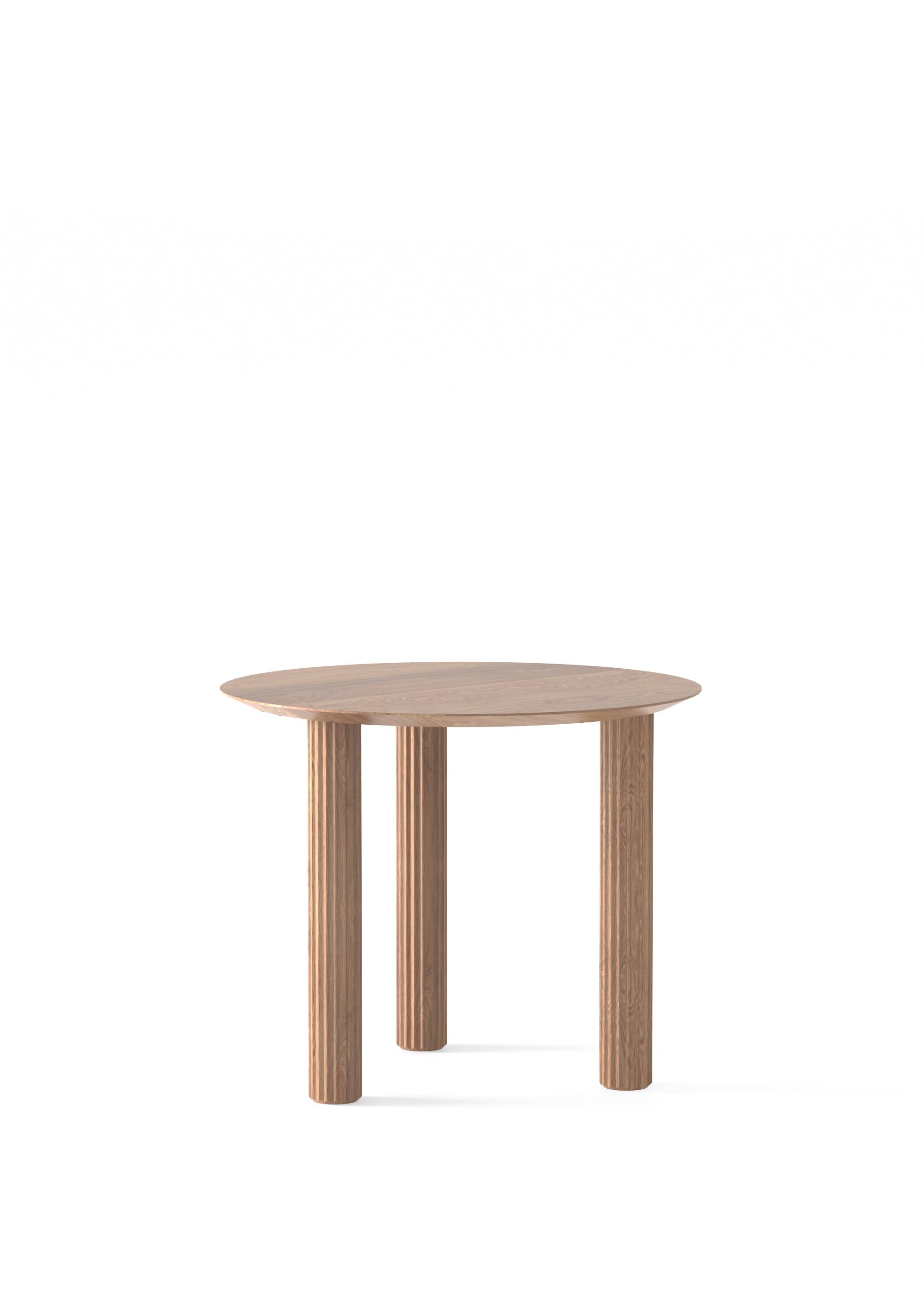 Mesa FILAR 90 - Mesas de Madera maciza de roble (4)