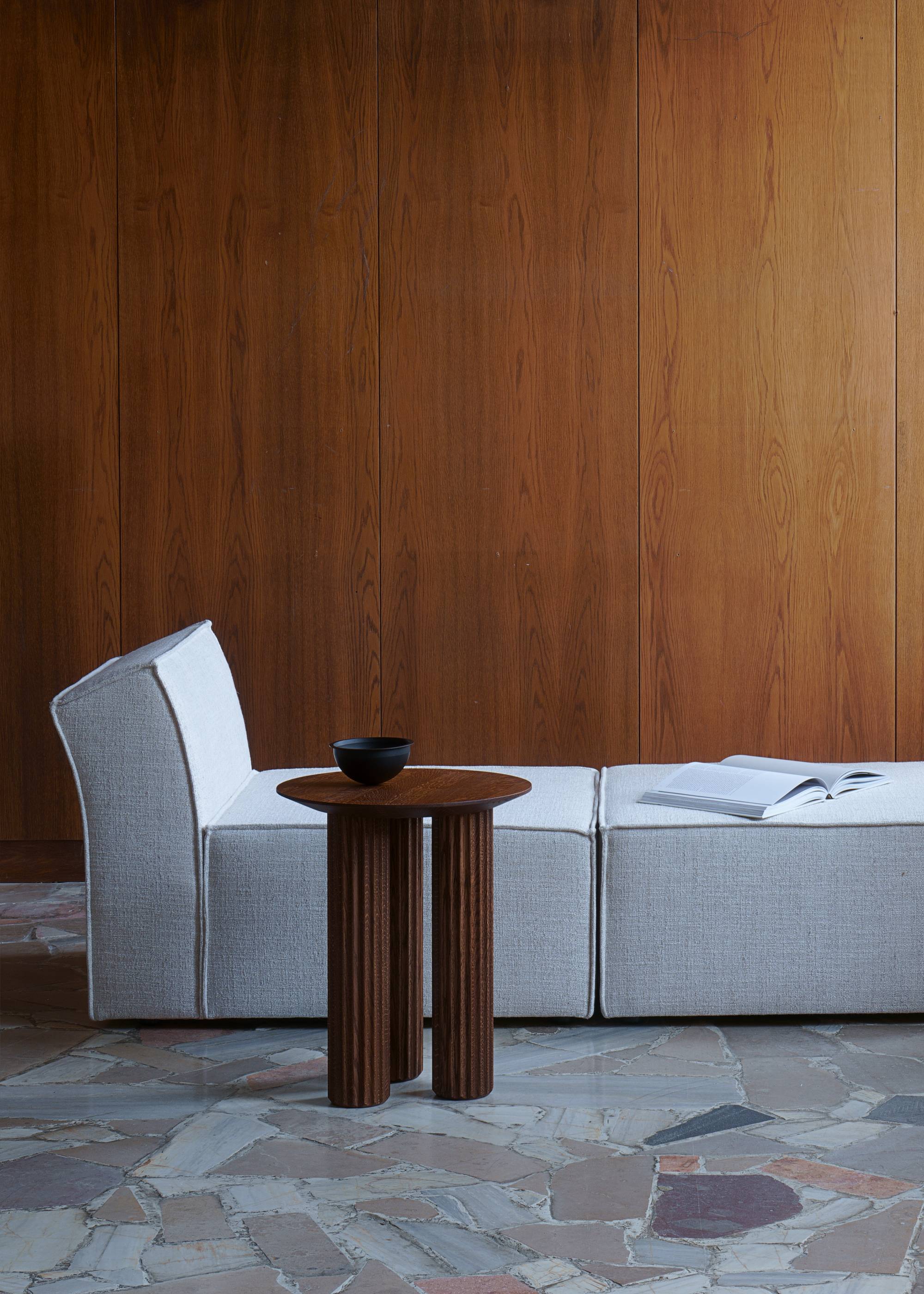 Mesa auxiliar FILAR HIGH - Mesas auxiliares de Madera maciza de roble