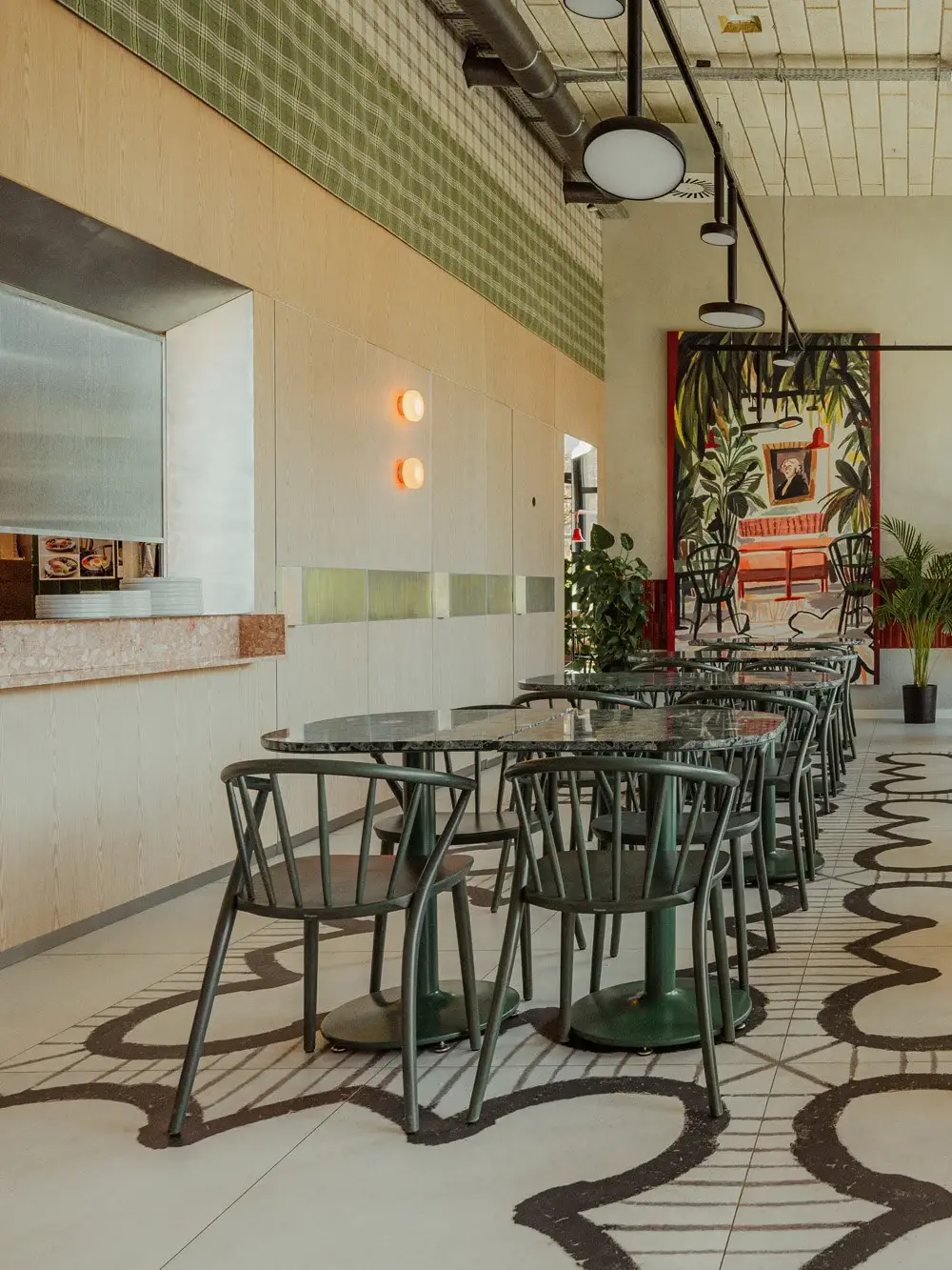 Silla SUDOKU – ambiente [GALLERY-horeca-sudoku-restaurant-green-2] (9)