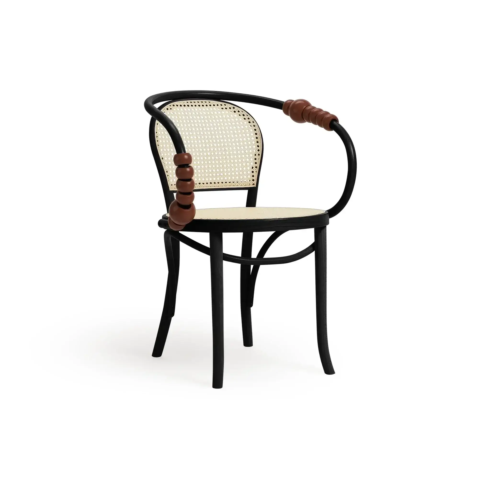 Butaca PERLINE – Asiento y respaldo de rejilla – haya negra M63 [B-1838-M63] (2)