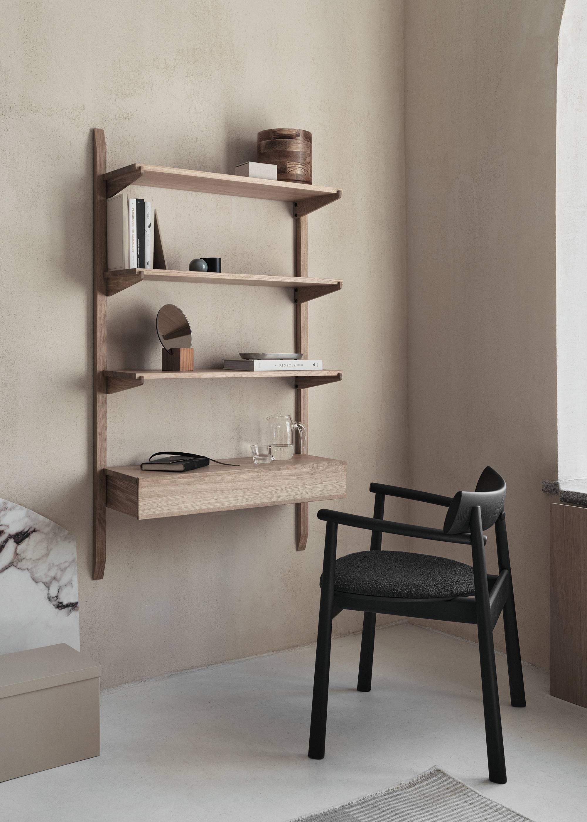Sistema NOKI(軒) 1 SHELVING - Estanterías de Madera maciza de roble (2)