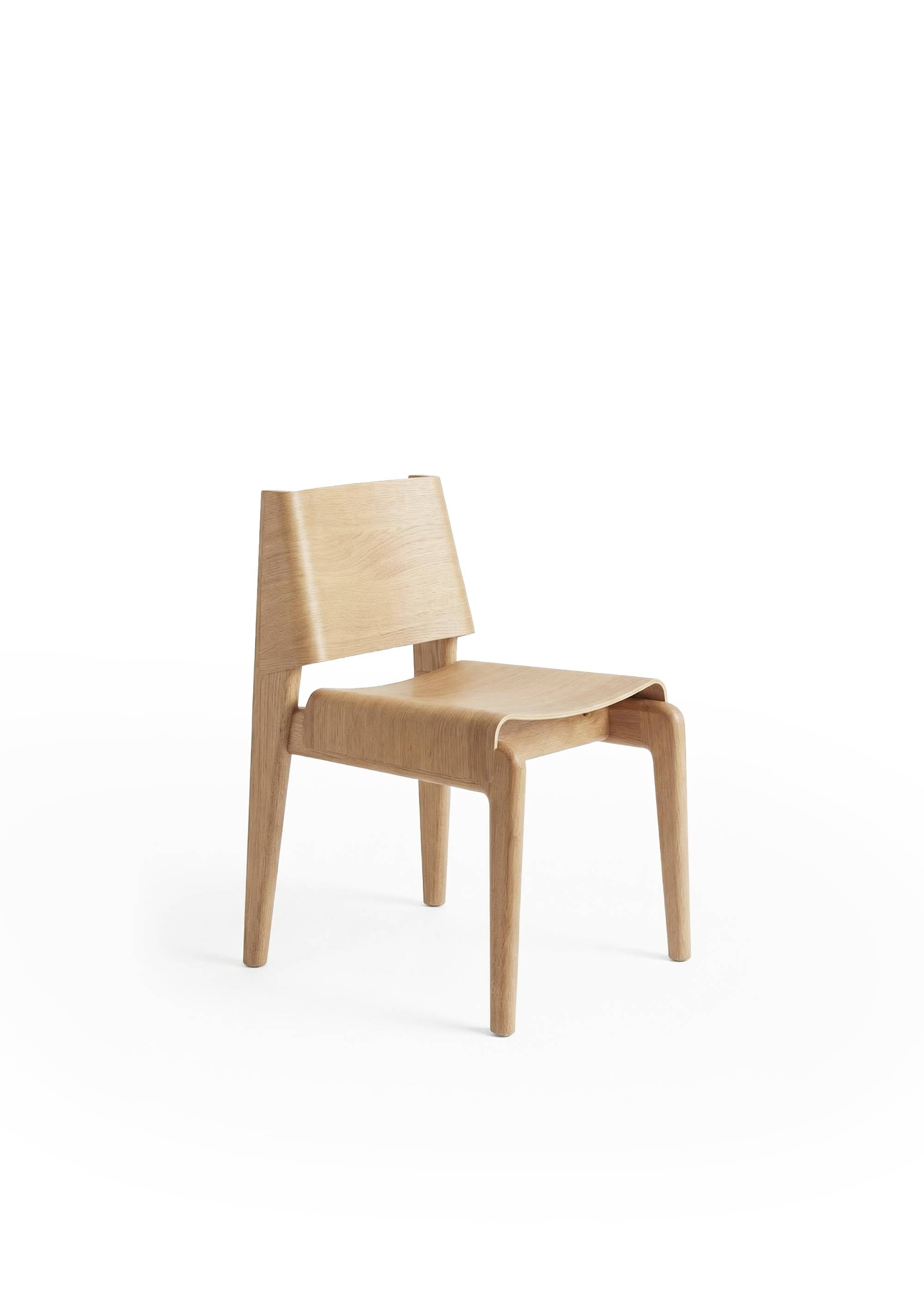 Silla UNDIA - Sillas de Madera maciza de roble