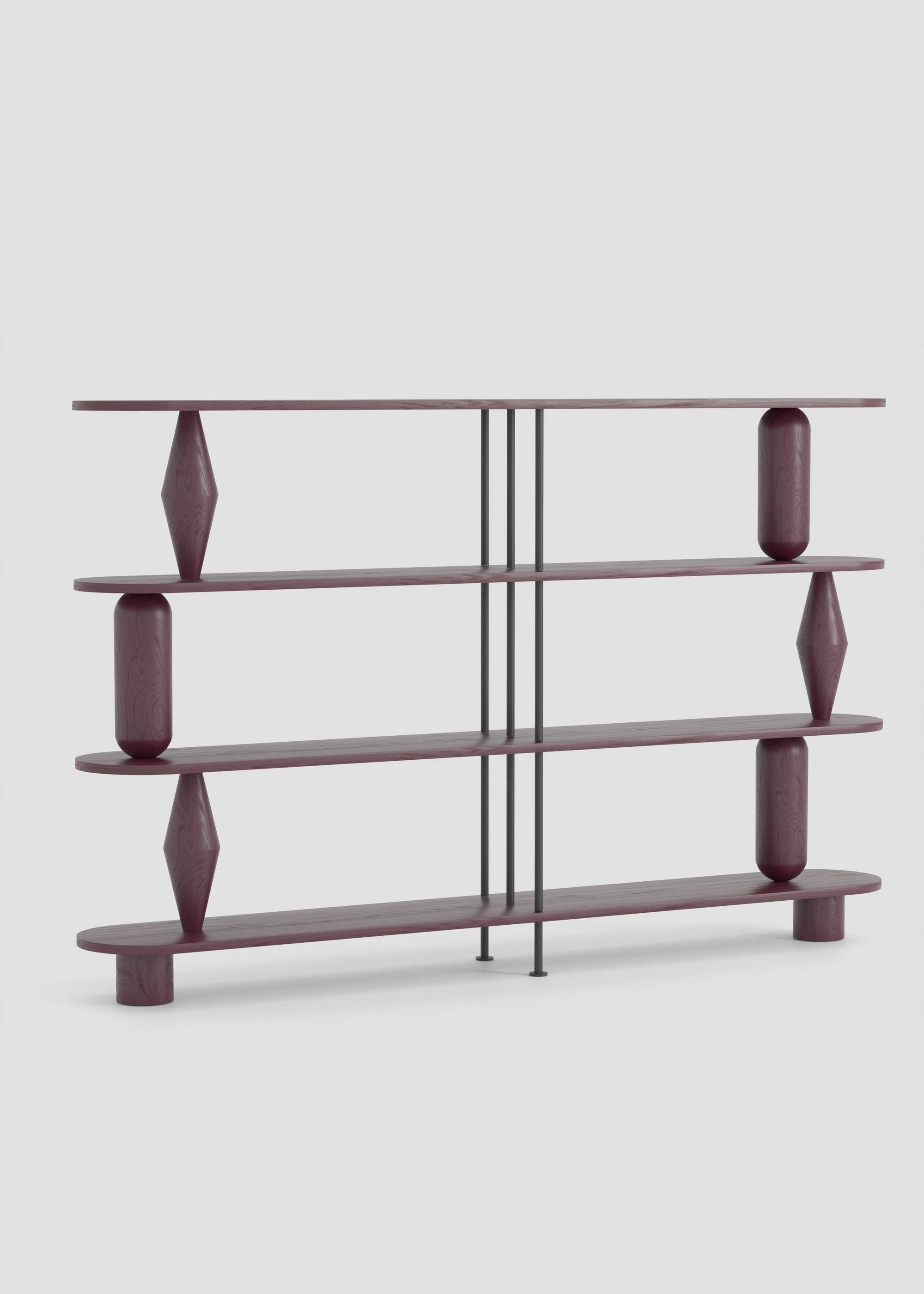 Estanteria VAZOO DUO 4 - Estanterías de Madera maciza de roble (3)