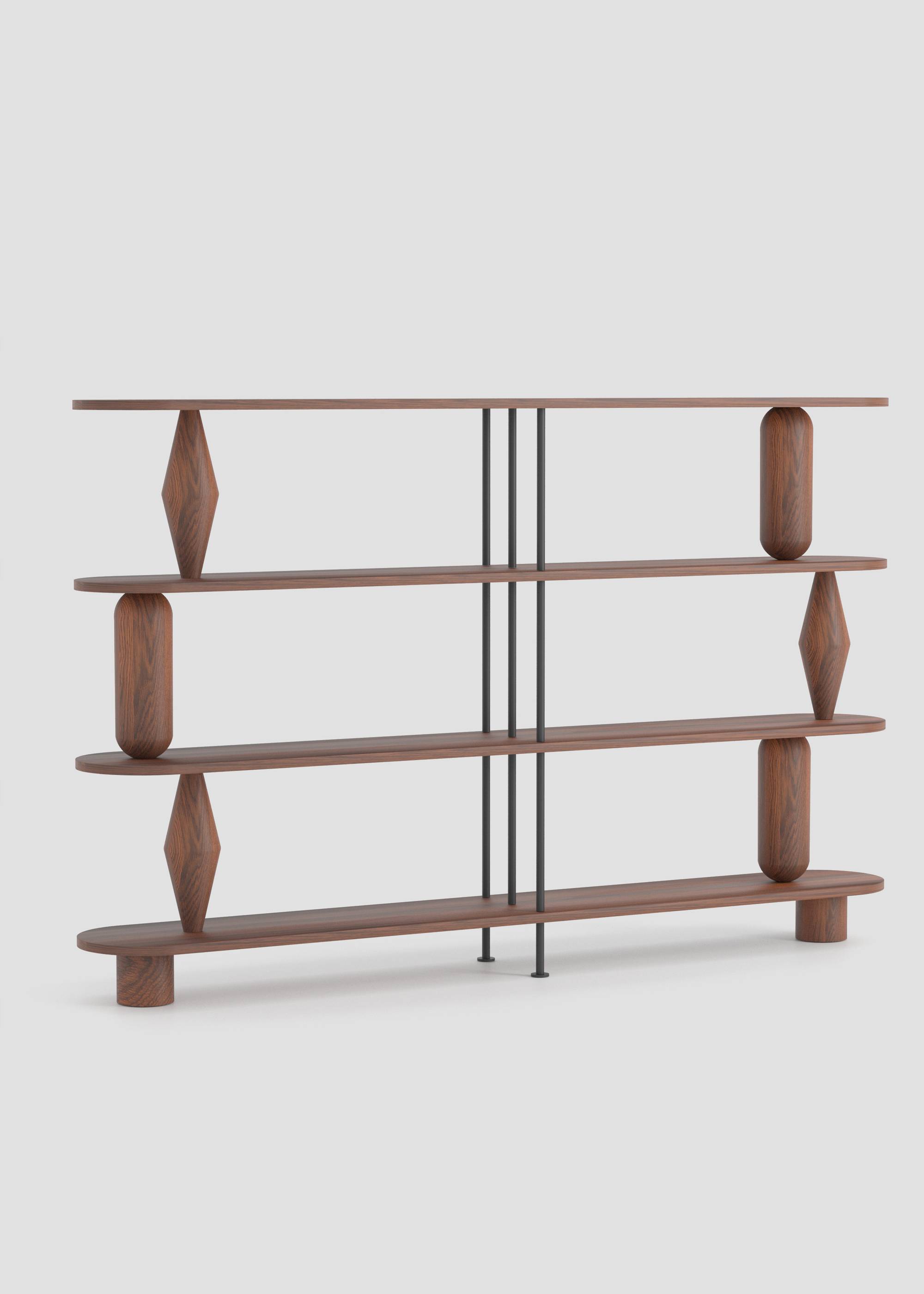 Estanteria VAZOO DUO 4 - Estanterías de Madera maciza de roble (4)