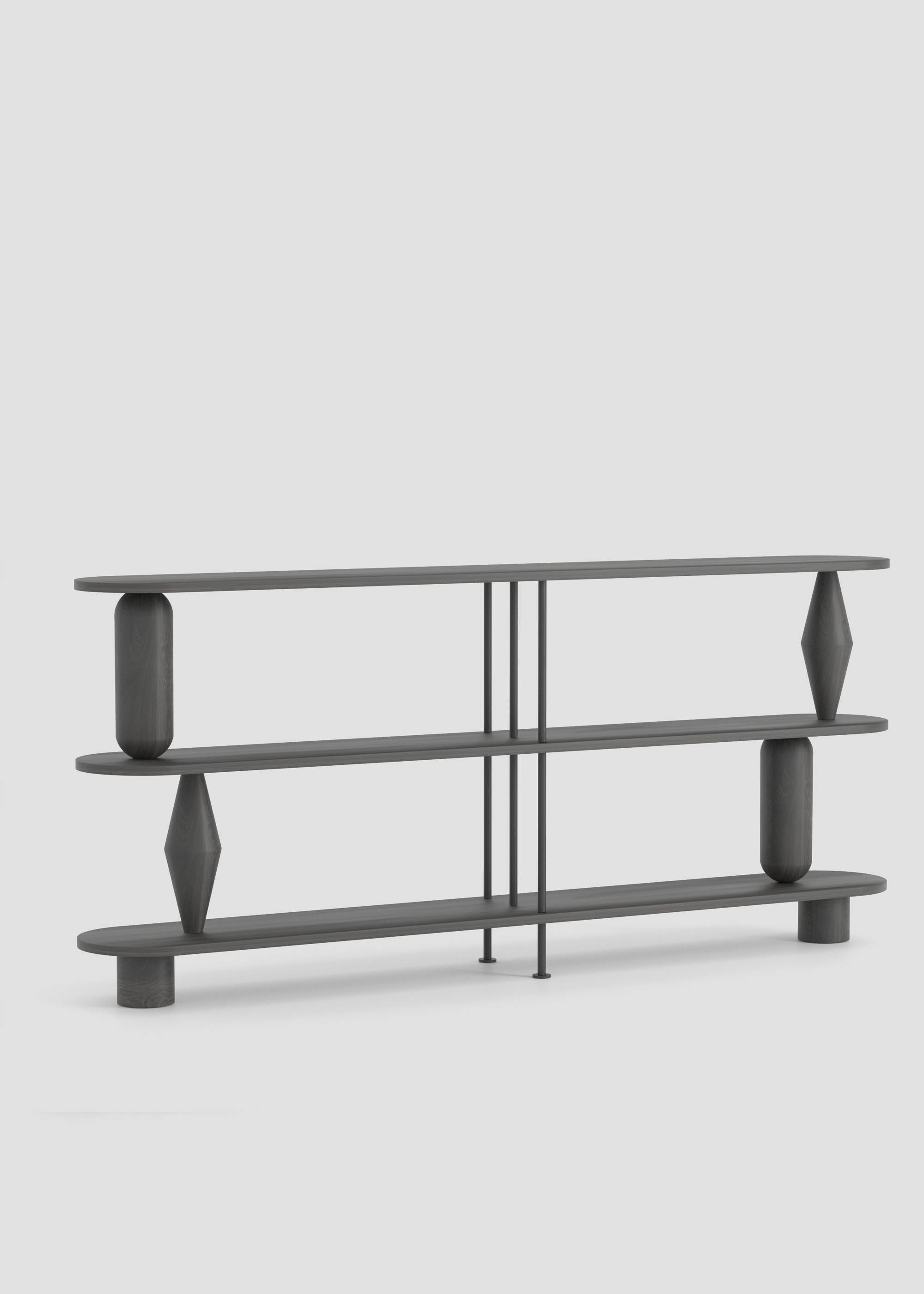 Estanteria VAZOO DUO 3 - Estanterías de Madera maciza de roble (4)