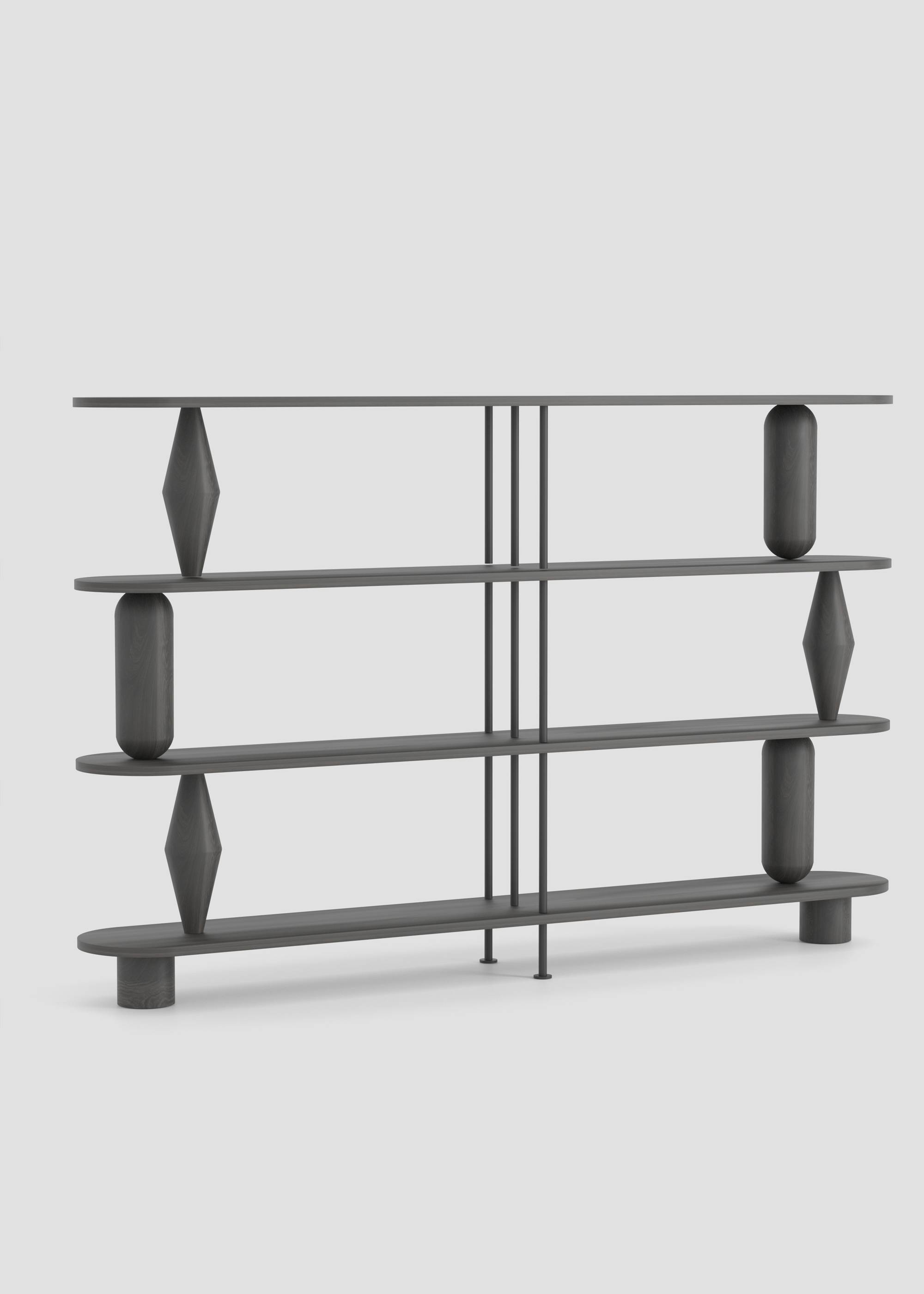 Estanteria VAZOO DUO 4 - Estanterías de Madera maciza de roble (5)