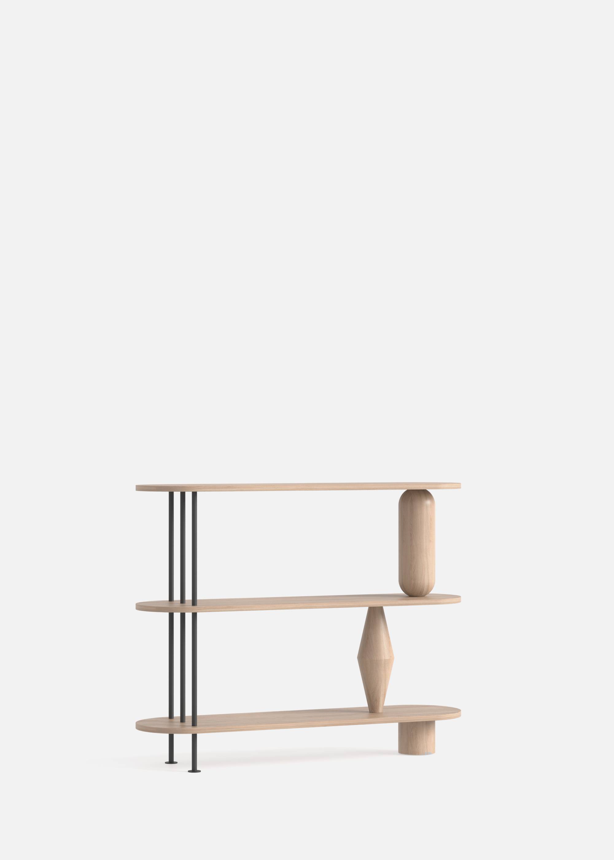Estanteria VAZOO 3 - Estanterías de Madera maciza de roble (9)