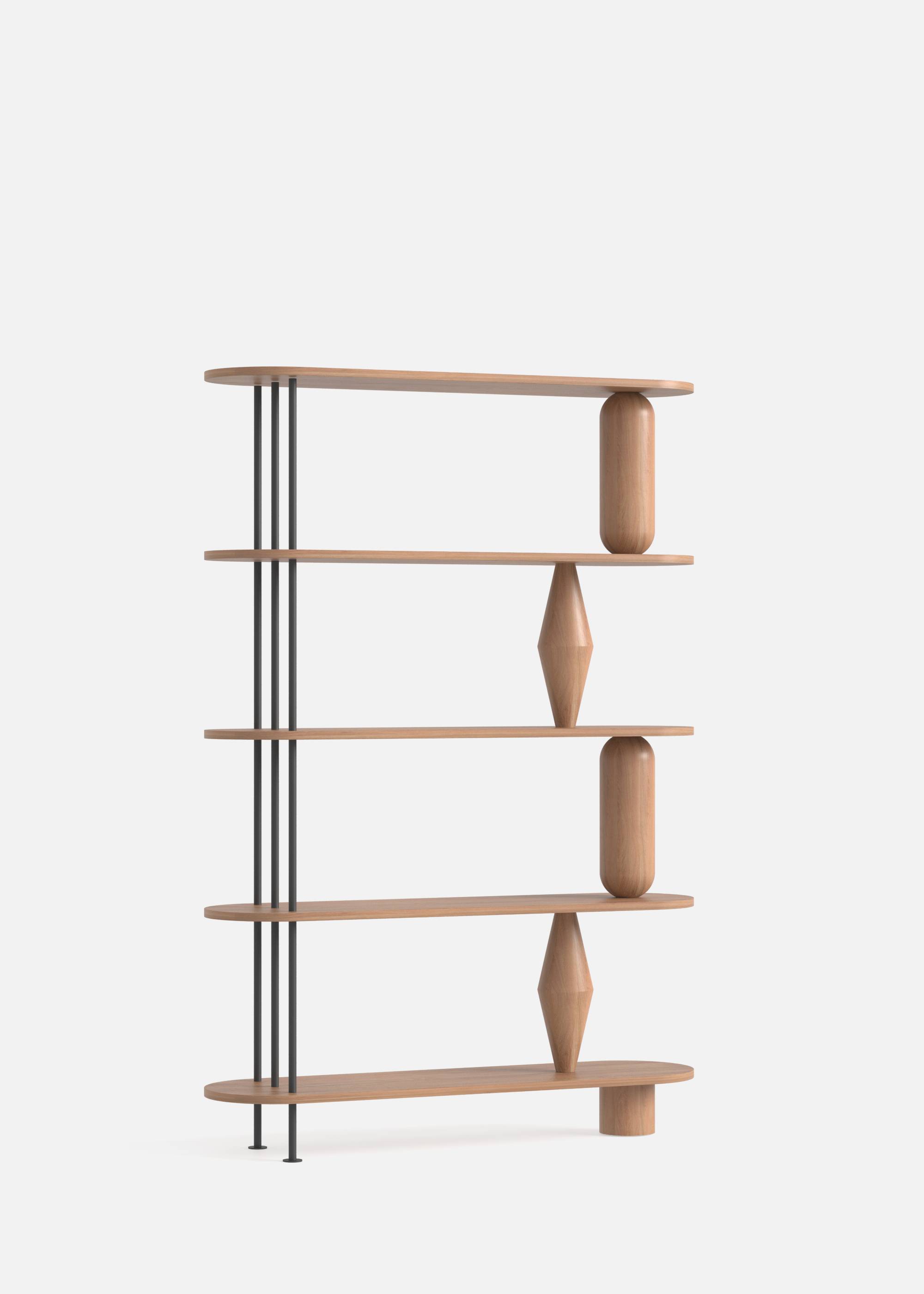 Estanteria VAZOO 5 - Estanterías de Madera maciza de roble (6)