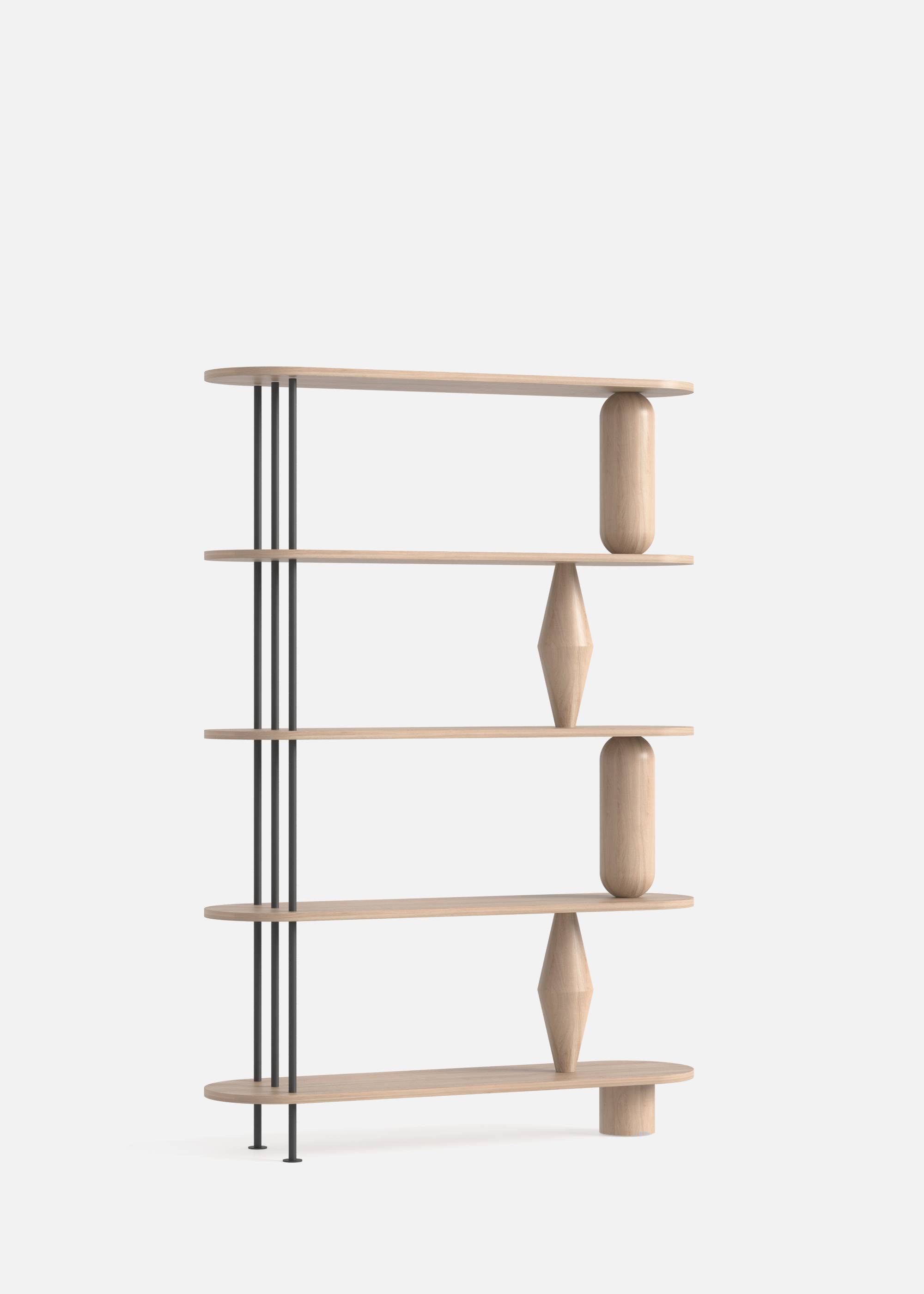 Estanteria VAZOO 5 - Estanterías de Madera maciza de roble (7)
