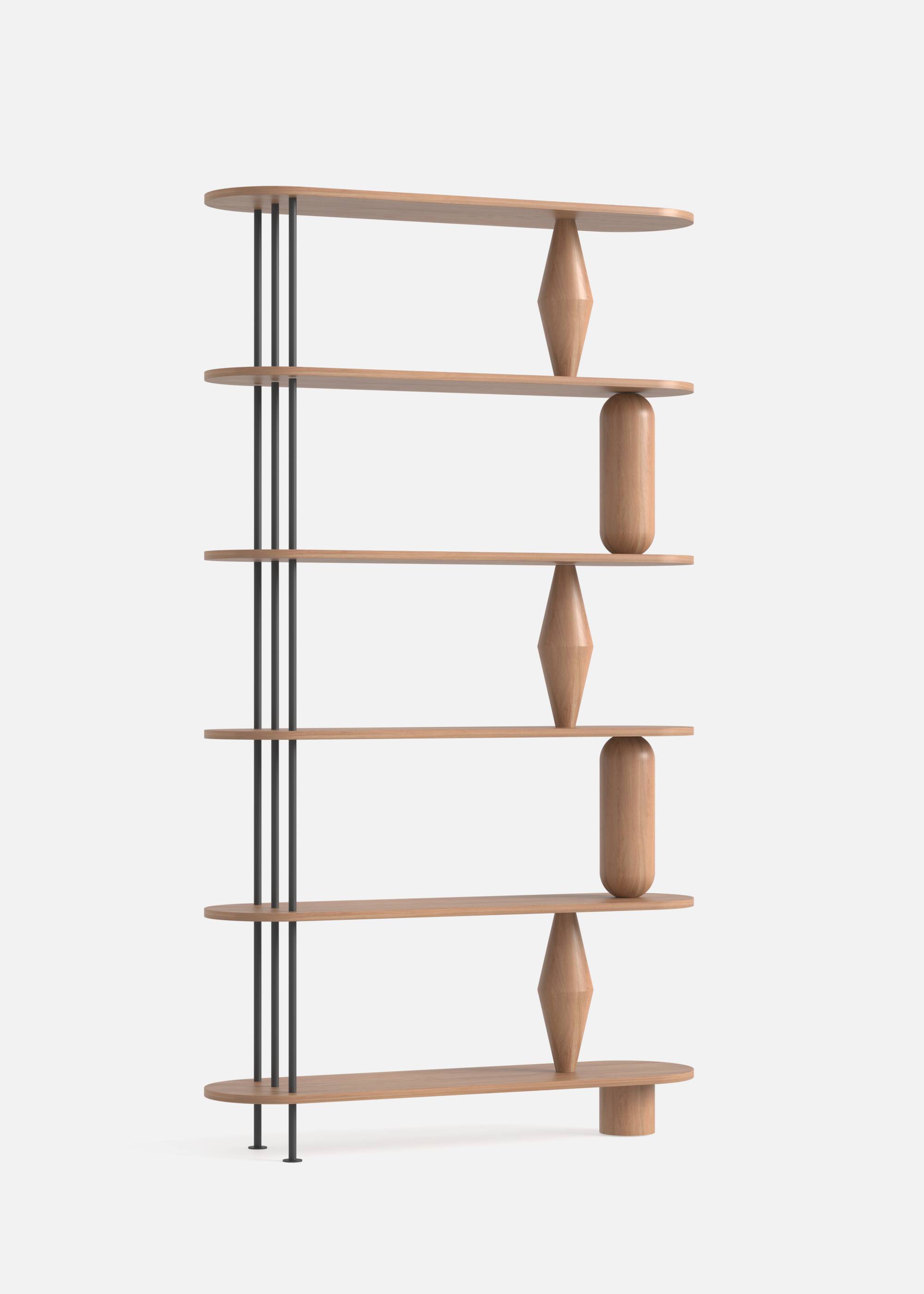 Estanteria VAZOO 6 - Estanterías de Madera maciza de roble (5)