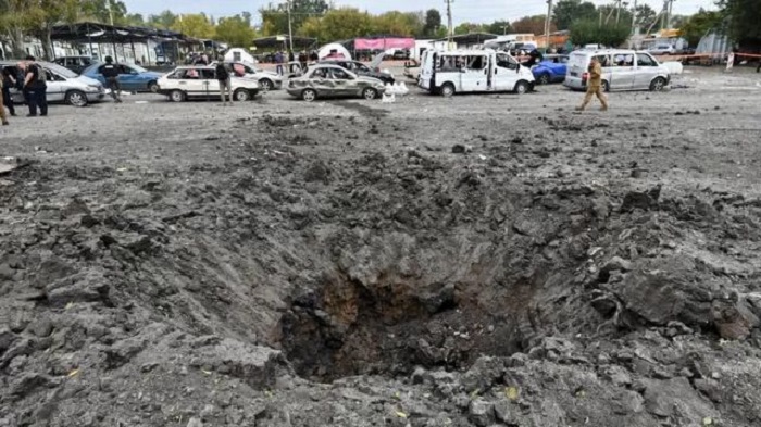 U﻿krayna’nın Zaporijya kentinde sivil konvoya saldırıda en az 25 kişi öldü