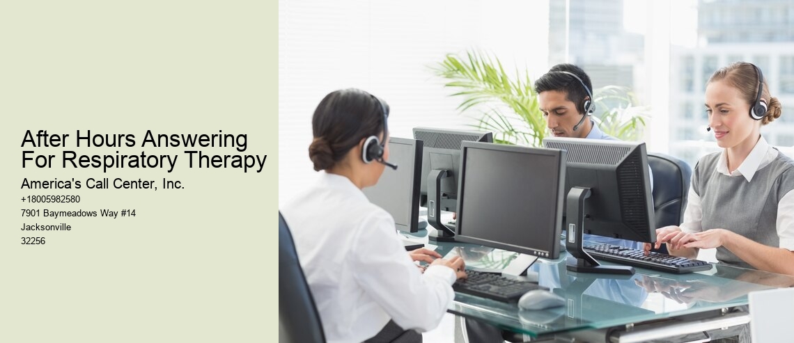 After Hours Answering For Respiratory Therapy