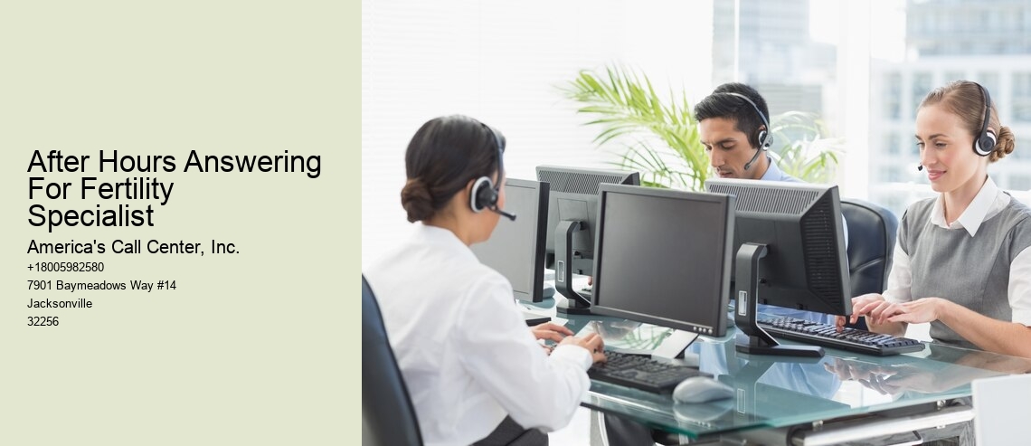 After Hours Answering For Fertility Specialist