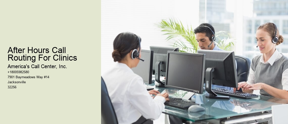 After Hours Call Routing For Clinics