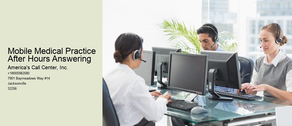 Mobile Medical Practice After Hours Answering