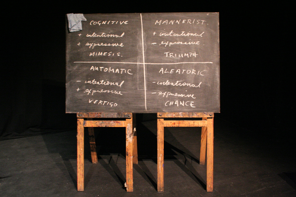 Christian Bok's blackboard diagram