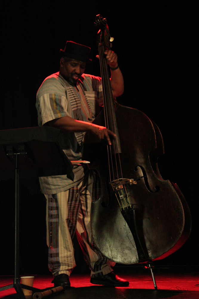 William Parker playing double bass at MLFC 07