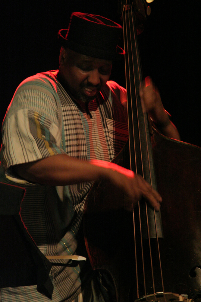 William Parker playing double bass at MLFC 07
