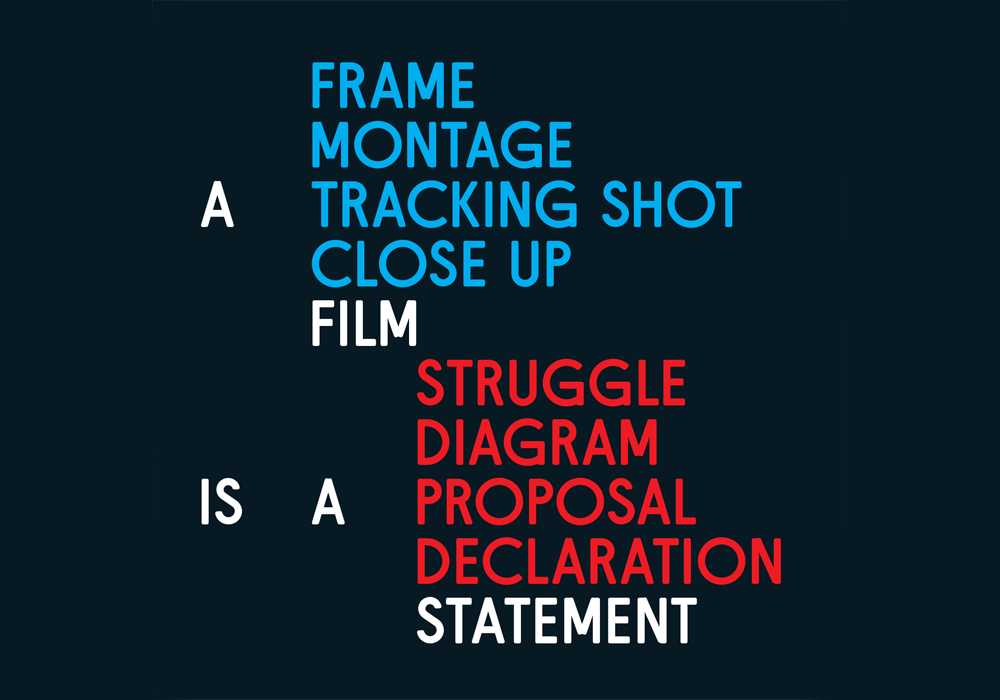 A Film is a Statement Poster Graphic