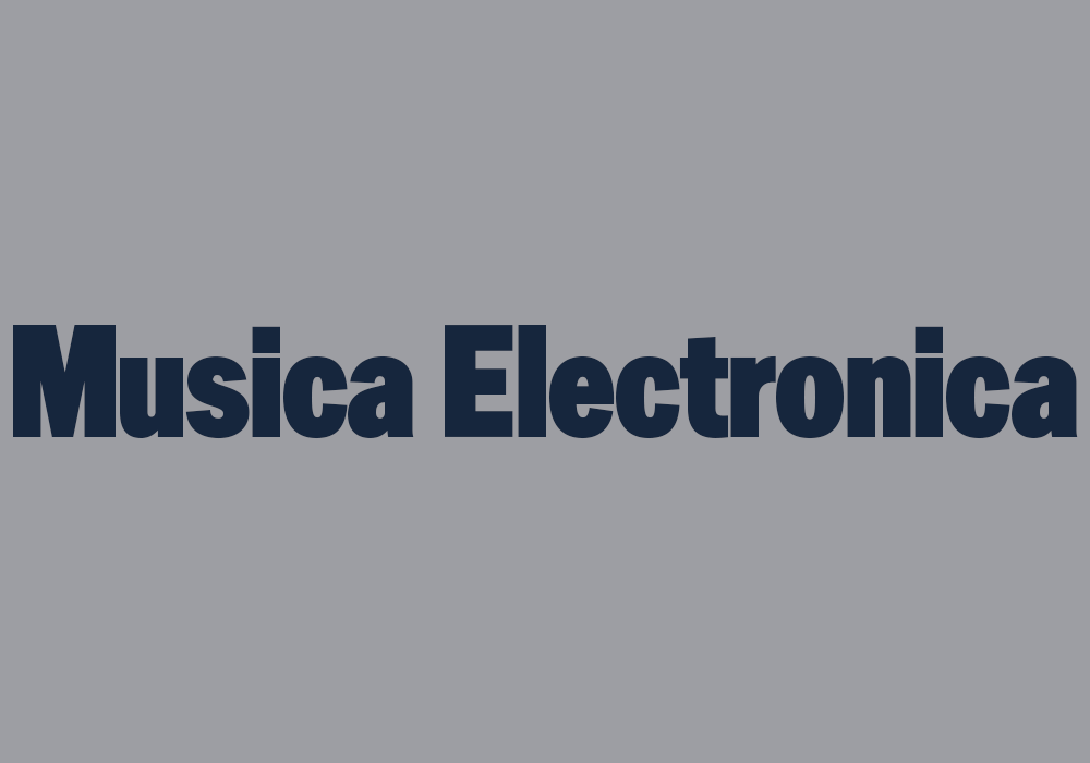 Image with the words: Music Electronica