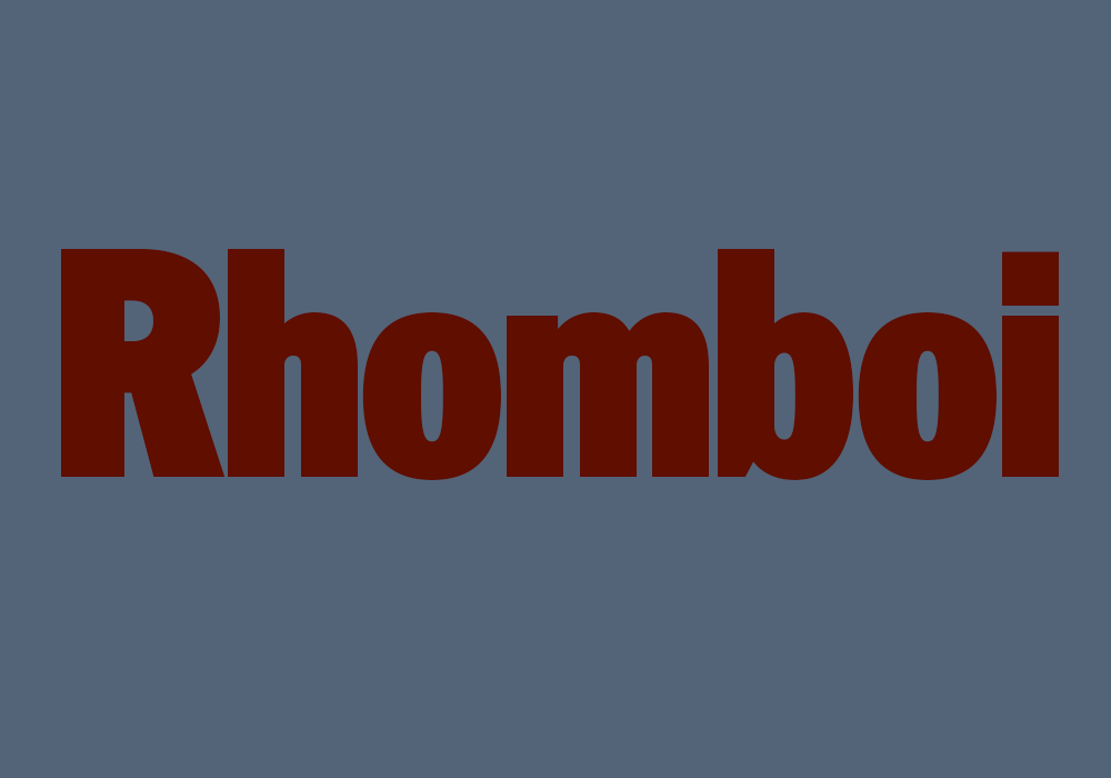 Image with the word: Rhomboi