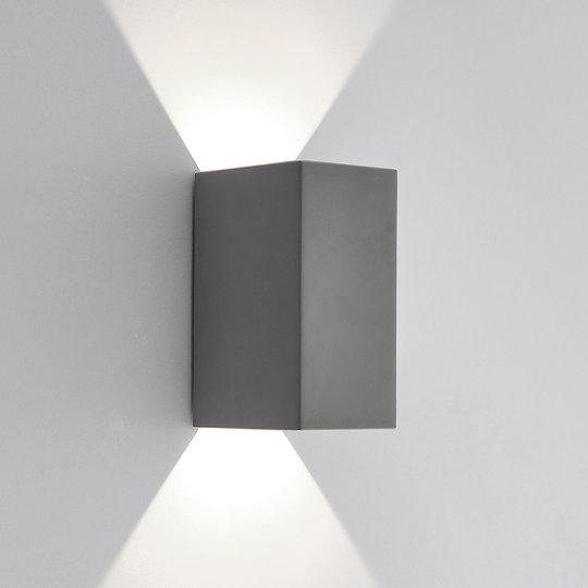 Lucande Vigga -LED-ulkoseinälamppu, betonia