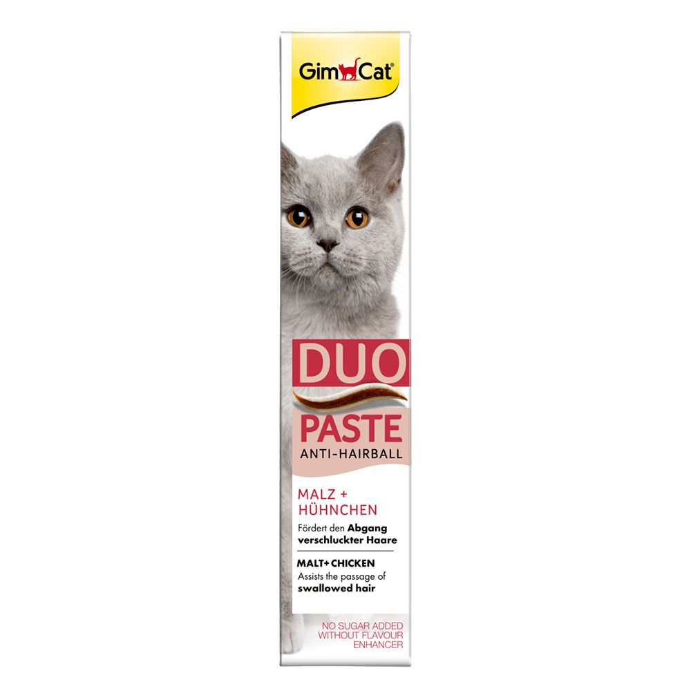 GimCat Duo Paste Anti-Hairball Malt & Chicken - 50g