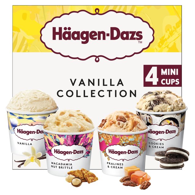 Haagen Dazs Vanilla Ice Cream Collection Minicups