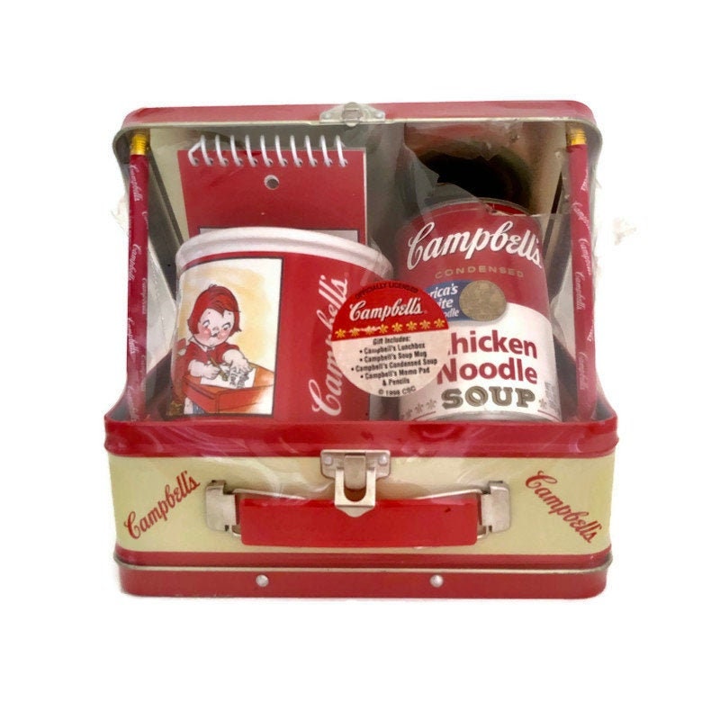 Vintage Campbells Soup Lunch Box Kit Sealed | Campbell's Promotional Advertising Kids Collectible Memorabilia