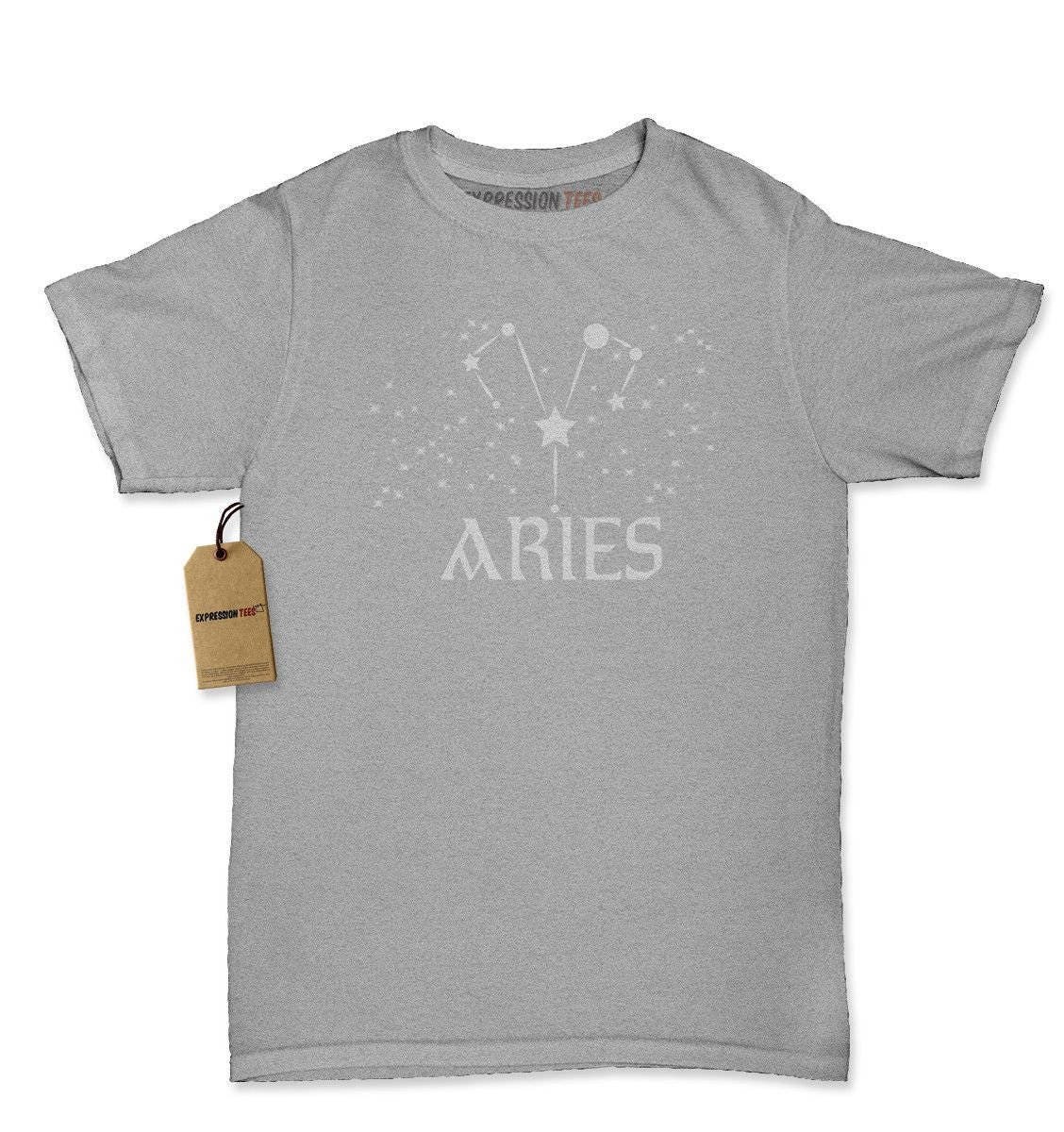 Aries Zodiac Star Chart Womens T-Shirt