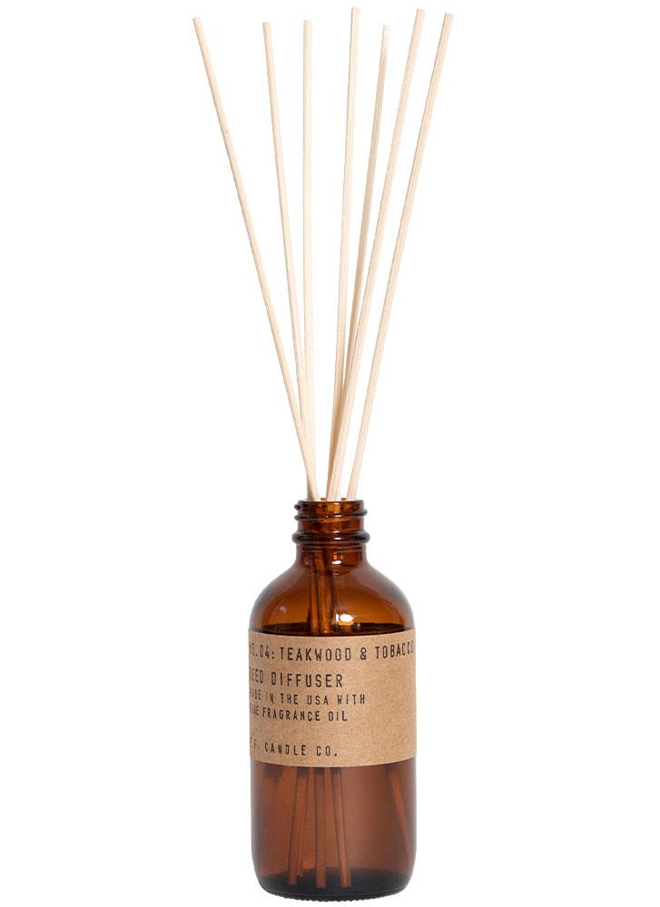 P.F. Candle Co. No. 4 Teakwood and Tobacco Reed Diffuser
