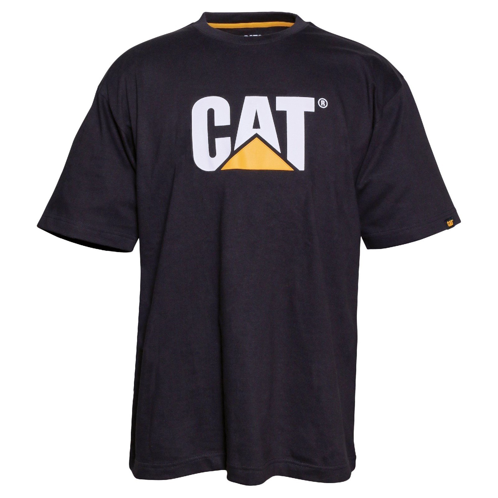 Caterpillar Men's Trademark Logo T-Shirt Various Colours 25301-42086 - Black Lge