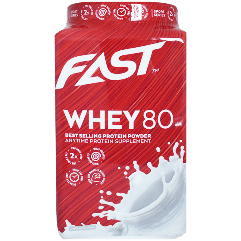 Proteinpulver "Whey 80" 600g - 75% rabatt
