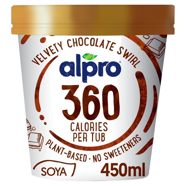 Alpro 360 Velvety Chocolate Swirl Ice Cream