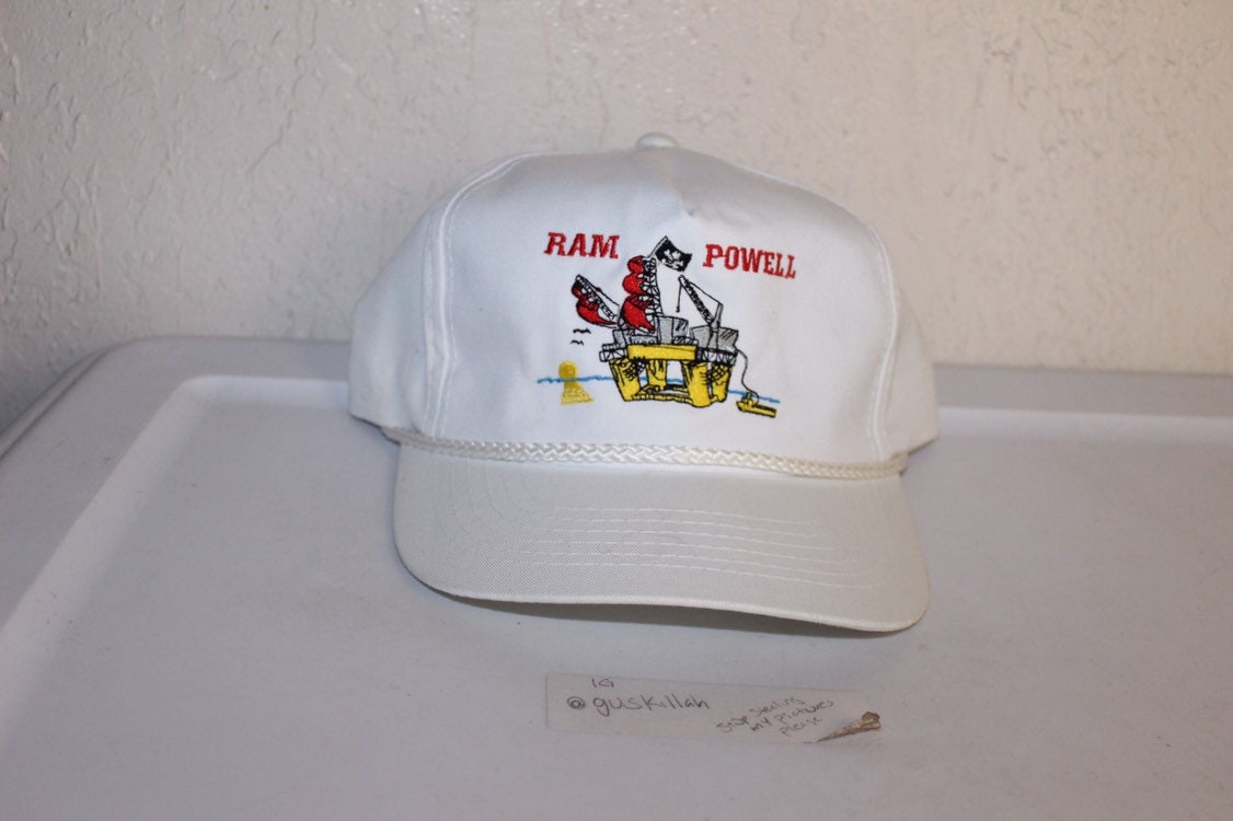 Vintage 90's Ram Powell Strapback Hat By Youngan