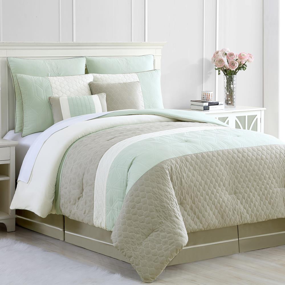 Amrapur Overseas Palisades comforter set Multi Multi Reversible King Comforter (Blend with Polyester Fill) | 38EJECMG-PLS-KG