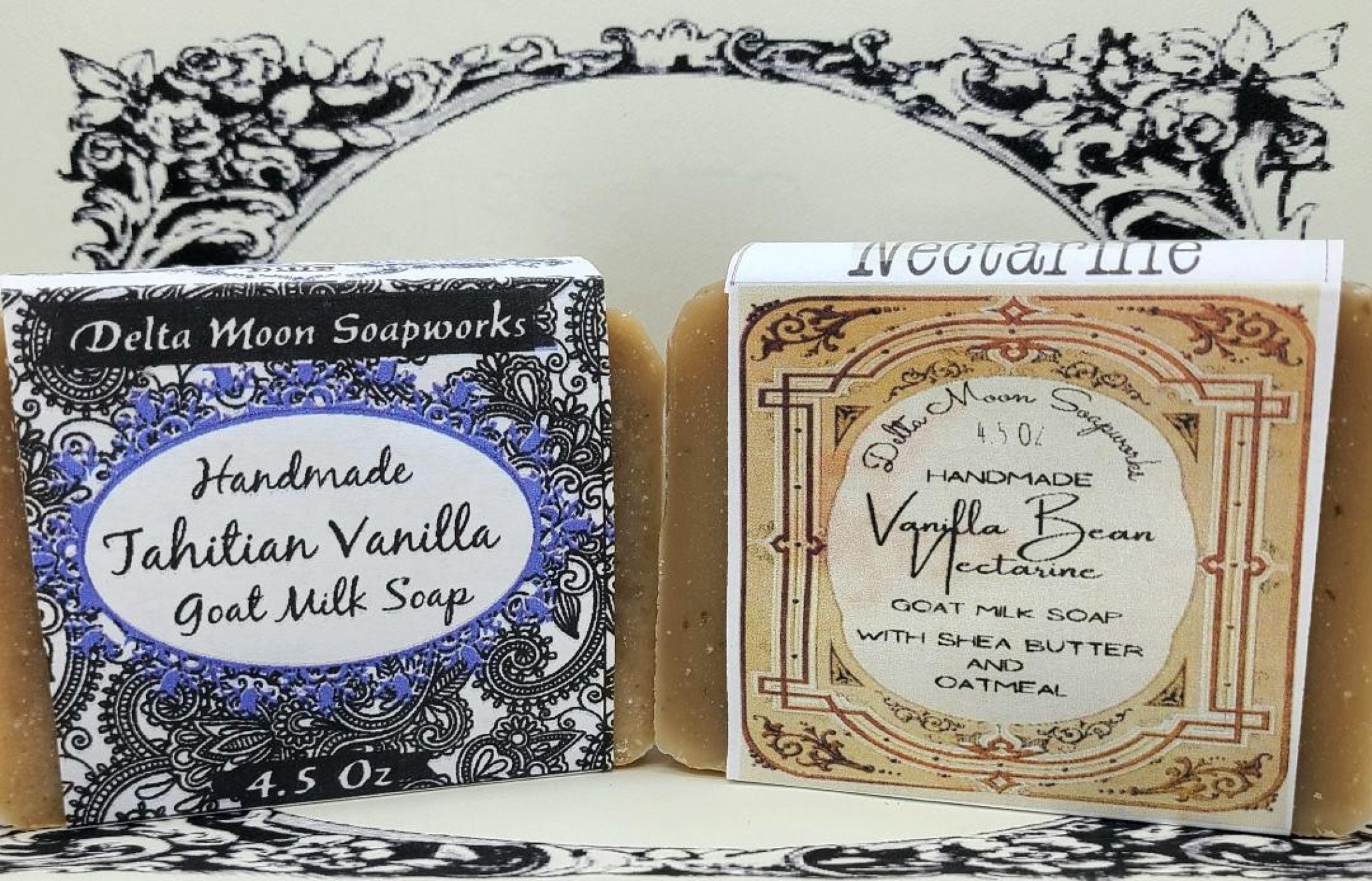 Handmade Vanilla Blend Goat Milk Soaps, Ready To Ship