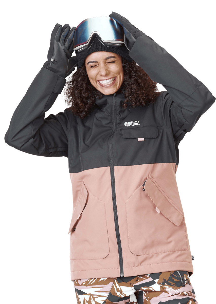 Picture Organic Women's Johnna Jacket - Made From Recycled Polyester, Black / M