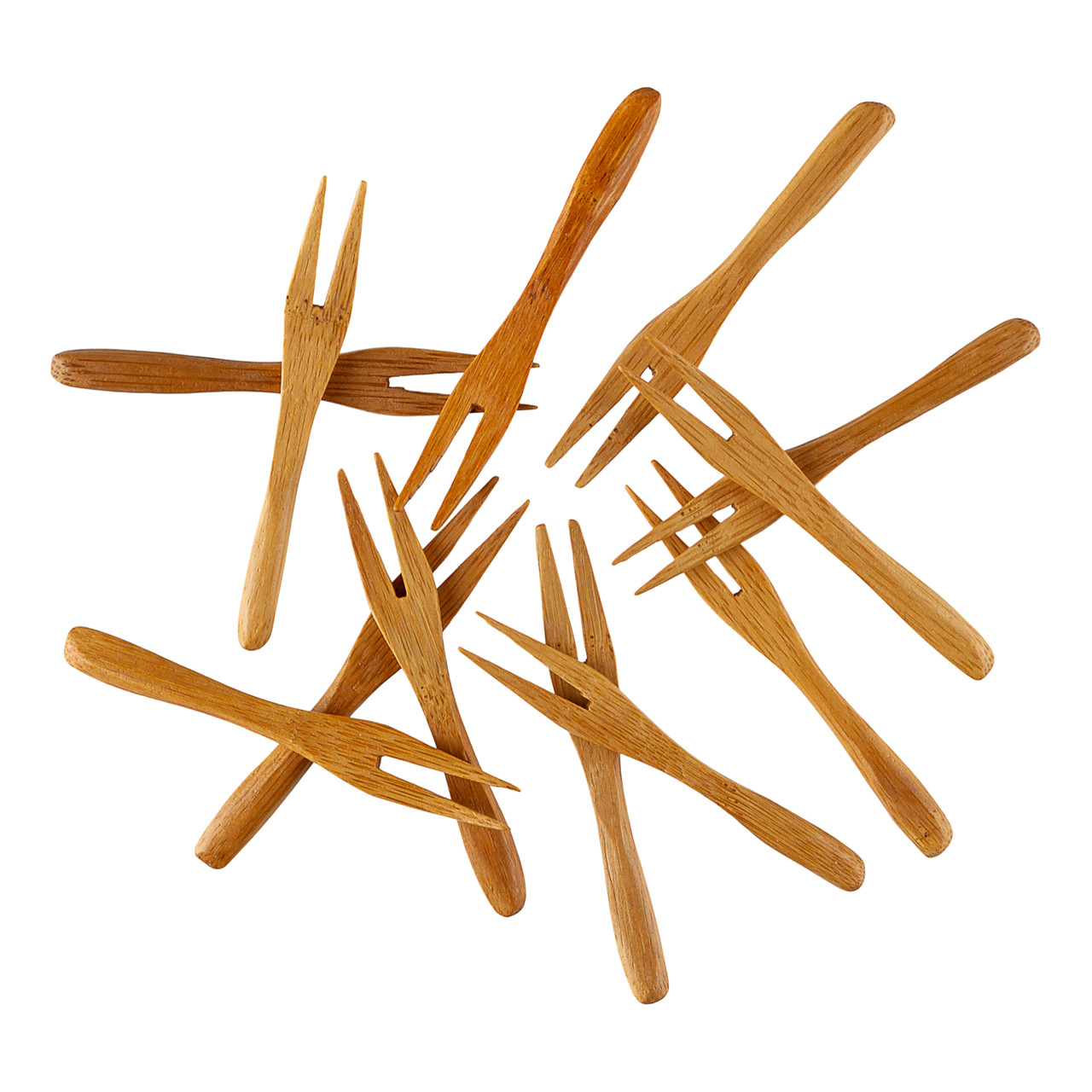SINNERUP Bambus gafler 12 stk. (NATURAL ONESIZE)